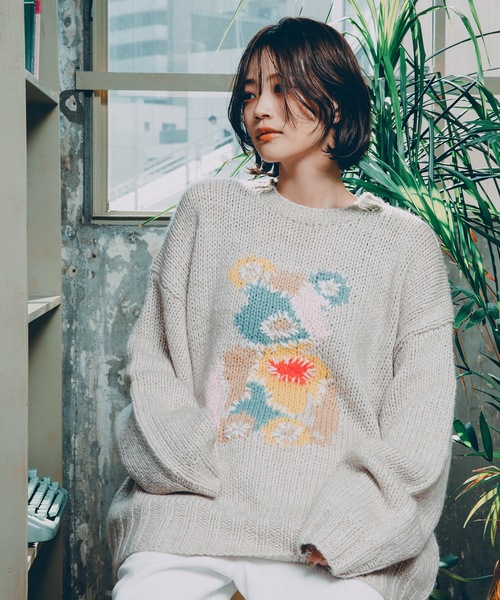 amok ニット amok セーター ニット /アモク/別注GAME KNIT メンズ レディース