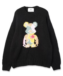 amok 別注 白ニット　美品 amok セーター ニット /アモク/別注BONE KNIT メンズ レディース