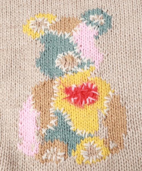 amok（アモク）の「BE@RBRICK KNIT（ニット/セーター・メンズ・ブラック/ホワイト・M/S）」の9枚目の写真