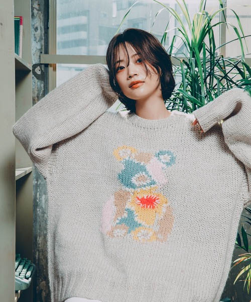 amok（アモク）の「BE@RBRICK KNIT（ニット/セーター・メンズ・ブラック/ホワイト・M/S）」の6枚目の写真