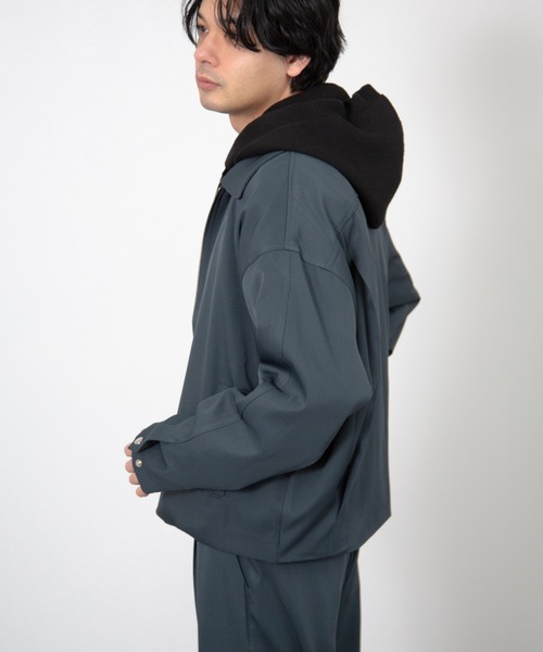 CERCA（チェルカ）の「LEMS/ZIPブルゾン(RS/)（ブルゾン・メンズ・チャコール/ブラック・L/M）」の18枚目の写真