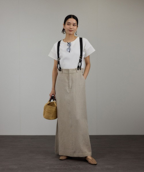 tシャツ 「WEB限定」フレンチスリーブポンチTシャツ「太ボーダー/無地」 レディース SALON adam et rope' tシャツ 「WEB限定」フレンチスリーブ