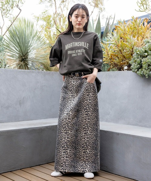 DISCUS ATHLETIC(ディスカス アスレチック)の「【DISCUS/ディスカス】カレッジBIGTシャツ(Tシャツ/カットソー・レディース・ブルー/レッド/グリーン/ホワイト/グレー/ブラック・FREE)」の14枚目の写真