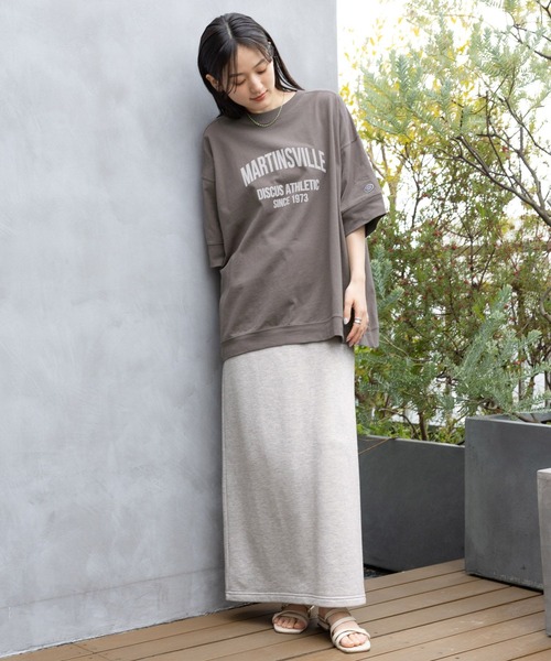 DISCUS ATHLETIC(ディスカス アスレチック)の「【DISCUS/ディスカス】カレッジBIGTシャツ(Tシャツ/カットソー・レディース・ブルー/レッド/グリーン/ホワイト/グレー/ブラック・FREE)」の20枚目の写真