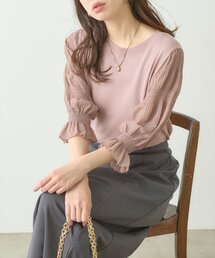 マジョリカスリーブニットプルオーバー