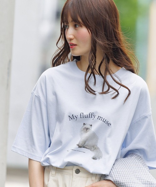 XG Yueqiqi Tシャツ　アパレル 海外限定 希少 洗える・日本製]ナイロンチュールカットソー(カットソー・T