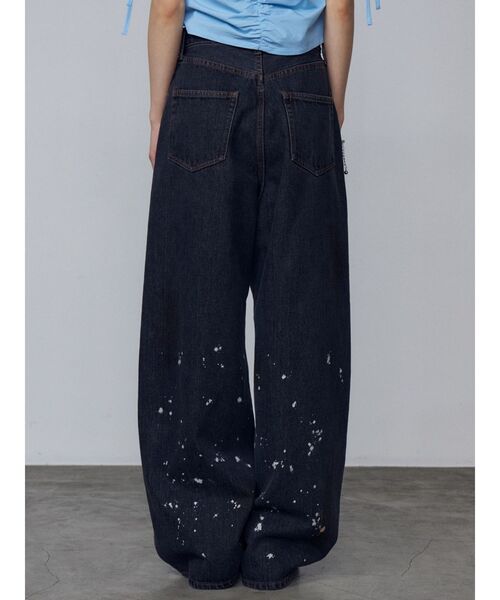 EMODA(エモダ)の「ペインティングライクルーズジーンズ(デニムパンツ・レディース・ブラック/ライトブルー・SMALL/MEDIUM)」の12枚目の写真