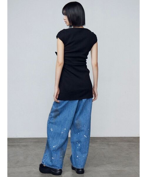 EMODA(エモダ)の「ペインティングライクルーズジーンズ(デニムパンツ・レディース・ブラック/ライトブルー・SMALL/MEDIUM)」の19枚目の写真