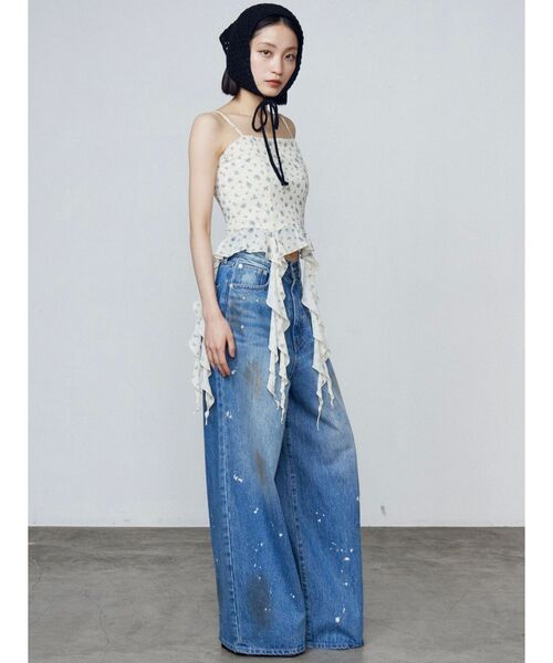 EMODA(エモダ)の「ペインティングライクルーズジーンズ(デニムパンツ・レディース・ブラック/ライトブルー・SMALL/MEDIUM)」の21枚目の写真