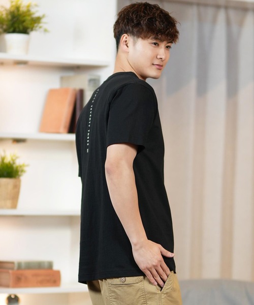 BILLABONG(ビラボン)の「BILLABONG/ビラボン 半袖Tシャツ フロントロゴ BF011-200(Tシャツ/カットソー・メンズ・ブラック/クリーム/ホワイト×ネイビー・S/M/L/XL)」の14枚目の写真