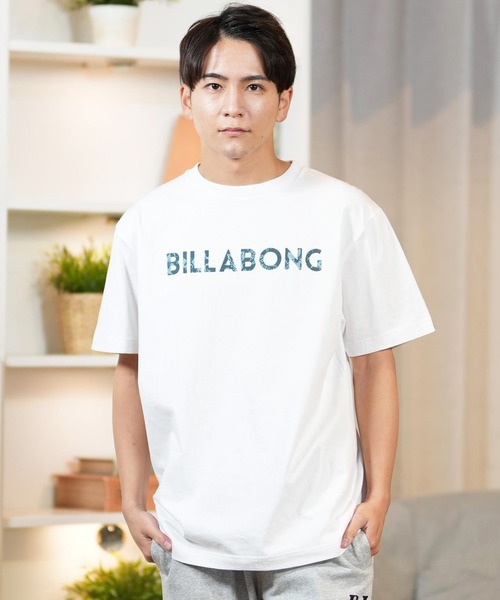 BILLABONG(ビラボン)の「BILLABONG/ビラボン 半袖Tシャツ フロントロゴ BF011-200(Tシャツ/カットソー・メンズ・ブラック/クリーム/ホワイト×ネイビー・S/M/L/XL)」の4枚目の写真