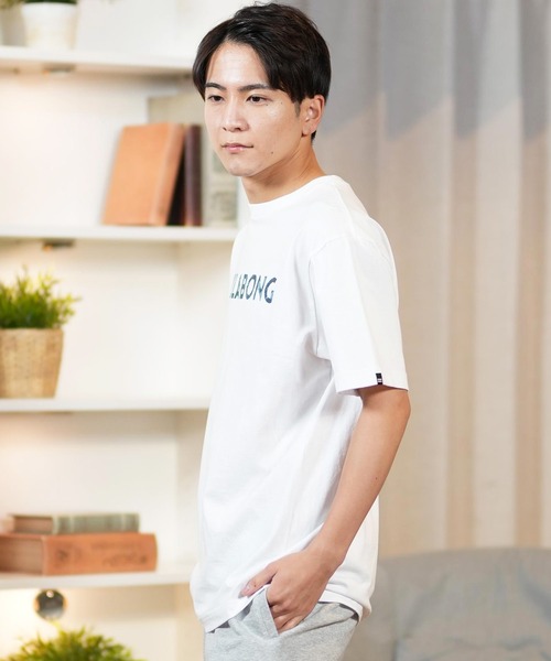 BILLABONG(ビラボン)の「BILLABONG/ビラボン 半袖Tシャツ フロントロゴ BF011-200(Tシャツ/カットソー・メンズ・ブラック/クリーム/ホワイト×ネイビー・S/M/L/XL)」の5枚目の写真