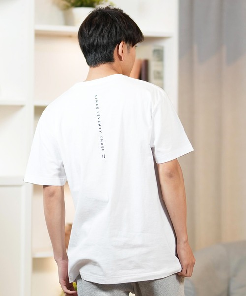 BILLABONG(ビラボン)の「BILLABONG/ビラボン 半袖Tシャツ フロントロゴ BF011-200(Tシャツ/カットソー・メンズ・ブラック/クリーム/ホワイト×ネイビー・S/M/L/XL)」の6枚目の写真