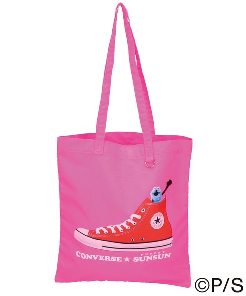 セール】【CONVERSE】SUNSUN FLAT TOTE BAG/パペットスンスン