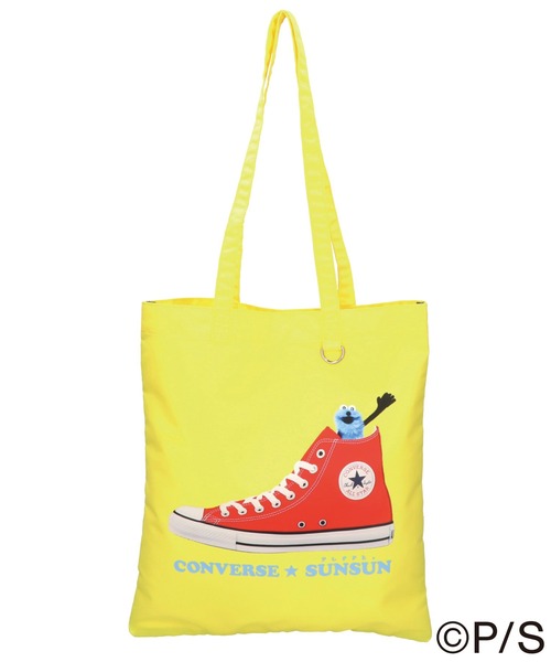 セール】【CONVERSE】SUNSUN FLAT TOTE BAG/パペットスンスン