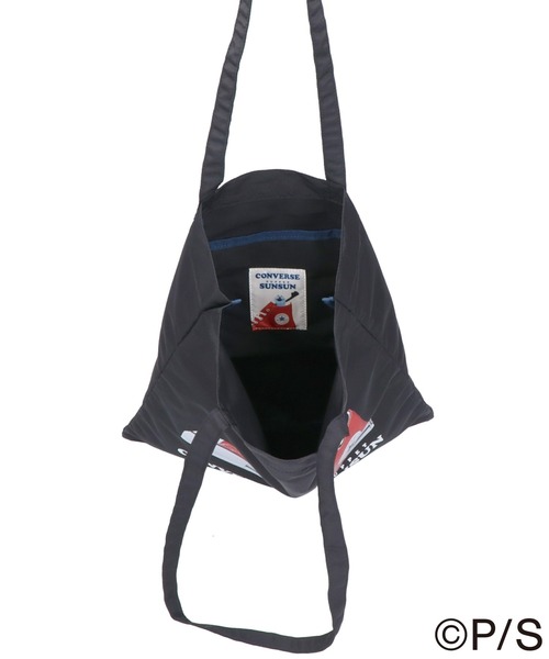パペットスンスン　コンバース　トートバッグ CONVERSE トートバッグ 「CONVERSE」SUNSUN CANVAS TOTE BAG S