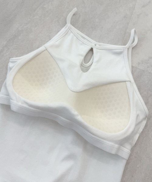 Futier land（フューティアランド）の「カップ付きアメスリキャミ（キャミソール・レディース・ブラック/ホワイト/ライトカーキ・FREE）」の19枚目の写真