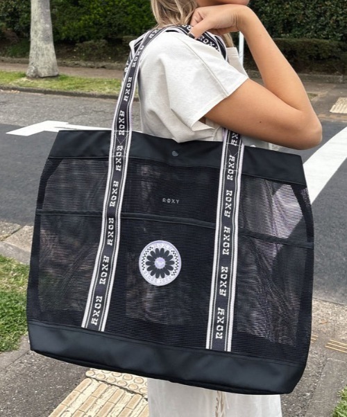 ROXY/ロキシー トートバッグ WILD FLOWER MESH TOTE BAG