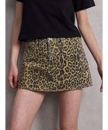 GYDA | leopard patternスカートライクショートパンツ(スカート)