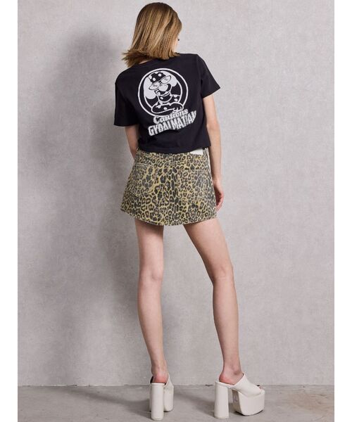 leopard patternスカートライクショートパンツ セール】leopard patternスカートライクショートパンツ