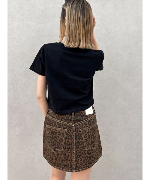 GYDA（ジェイダ）の「leopard patternスカートライクショートパンツ（スカート・レディース・ブラウン/ベージュ・MEDIUM/SMALL）」の11枚目の写真