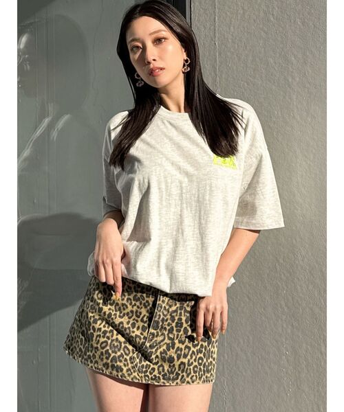 GYDA（ジェイダ）の「leopard patternスカートライクショートパンツ（スカート・レディース・ブラウン/ベージュ・MEDIUM/SMALL）」の17枚目の写真