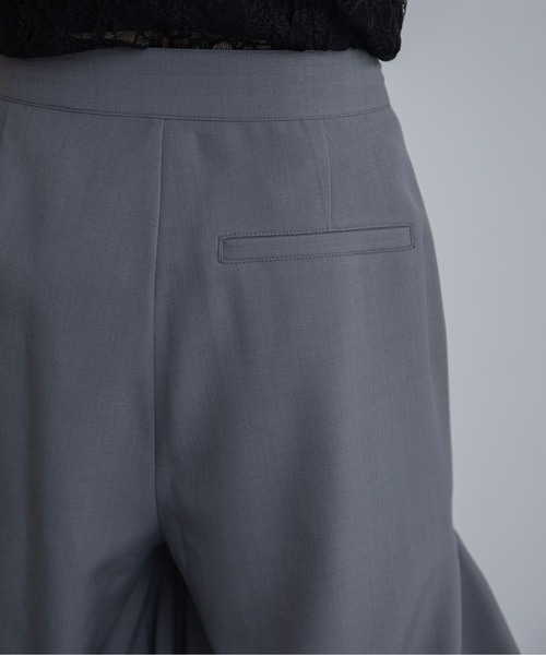 VACANCY（ヴァカンシー）の「変形スナップスラックスパンツ（スラックス・レディース・グレー/ブラック・SMALL/LARGE/MEDIUM）」の12枚目の写真