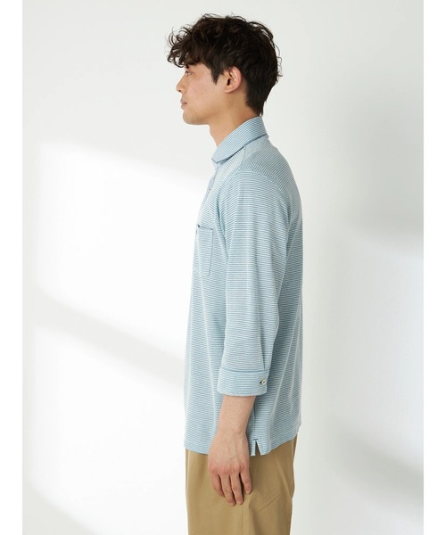 McGREGOR(マックレガー)の「七分袖ポロ(ポロシャツ・メンズ・グリーン系その他/バイオレット/スモークグレー・L/M)」の6枚目の写真