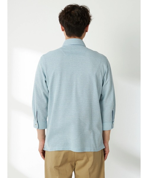 McGREGOR(マックレガー)の「七分袖ポロ(ポロシャツ・メンズ・グリーン系その他/バイオレット/スモークグレー・L/M)」の7枚目の写真