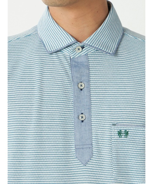 McGREGOR(マックレガー)の「七分袖ポロ(ポロシャツ・メンズ・グリーン系その他/バイオレット/スモークグレー・L/M)」の8枚目の写真