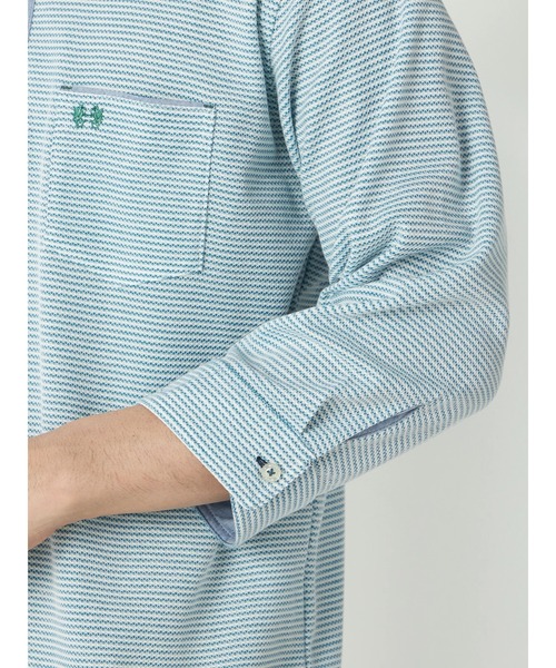 McGREGOR(マックレガー)の「七分袖ポロ(ポロシャツ・メンズ・グリーン系その他/バイオレット/スモークグレー・L/M)」の12枚目の写真