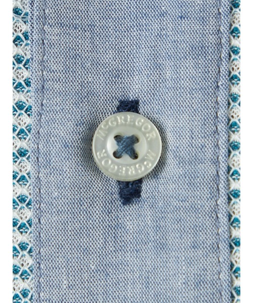 McGREGOR(マックレガー)の「七分袖ポロ(ポロシャツ・メンズ・グリーン系その他/バイオレット/スモークグレー・L/M)」の13枚目の写真