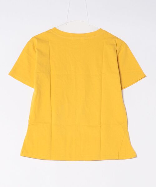 &soiree(アンドソワレ)の「【&soiree】フロント ロゴプリントTシャツ(Tシャツ/カットソー・レディース・グレー/イエロー・MEDIUM)」の11枚目の写真