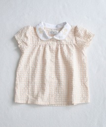 coto cotte（コトコト）の「さくらんぼ刺繍 半袖ブラウス（シャツ/ブラウス）」