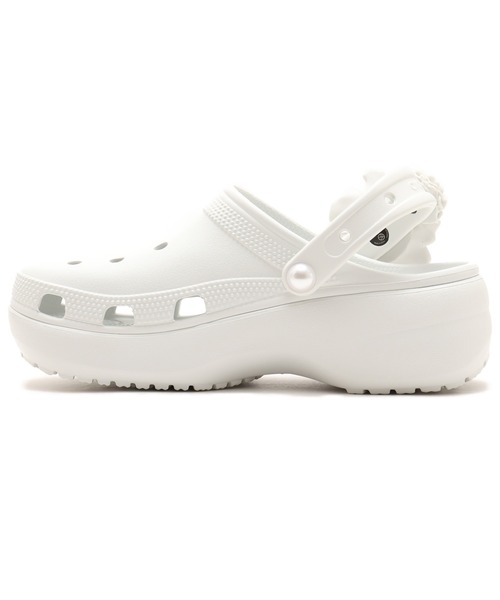 crocs(クロックス)の「crocs Classic Platform Bouquet Clog / クロックス クラッシック プラットフォーム ブーケット クロッグ(サンダル・レディース・ライトグレー・23.0cm/24.0cm/22.0cm/25.0cm)」の5枚目の写真