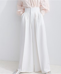 OandI（オーアンドアイ）の「ボタンフライハイウエストワイドパンツ（その他パンツ）」