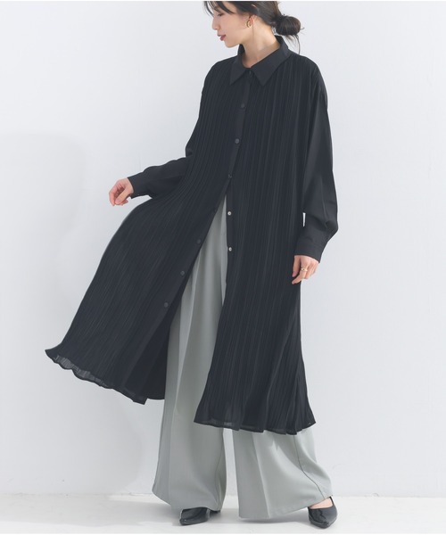 OandI(オーアンドアイ)の「ボタンフライハイウエストワイドパンツ(その他パンツ・レディース・チャコールグレー/ブラック/ホワイト/ライトグレー・FREE)」の19枚目の写真