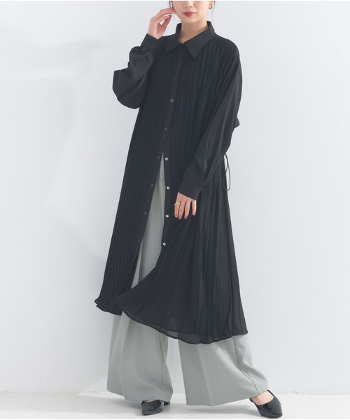 OandI(オーアンドアイ)の「ボタンフライハイウエストワイドパンツ(その他パンツ・レディース・チャコールグレー/ブラック/ホワイト/ライトグレー・FREE)」の18枚目の写真