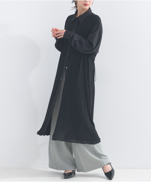 OandI(オーアンドアイ)の「ボタンフライハイウエストワイドパンツ(その他パンツ・レディース・チャコールグレー/ブラック/ホワイト/ライトグレー・FREE)」の20枚目の写真