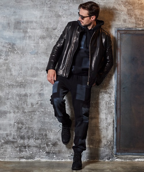 ACANTHUS(アカンサス)の「mj10690-Leather Semi Double Riders ライダースジャケット(ライダースジャケット・メンズ・ブラック・S/M/L/XL)」の4枚目の写真