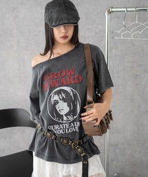 WEGO | WEGO/【25年春夏新作】2WAYグラフィックワンショルBIGT(Tシャツ/カットソー)