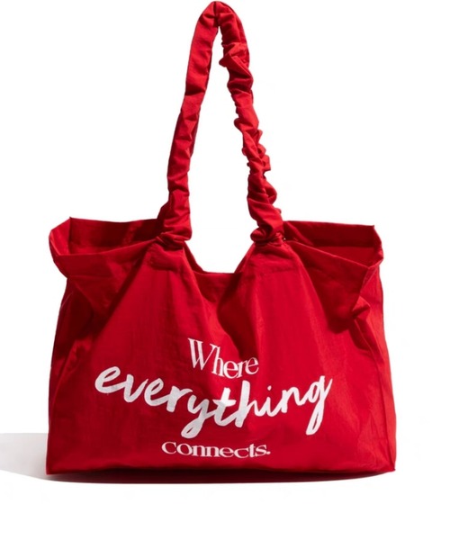 ANOTHER S（アナザーエス）の「クシュクシュギャザー持ち手ドロストショルダーバッグ大容量（ショルダーバッグ・レディース・ブラック/レッド/ピンク/イエロー/ブルー・FREE）」の5枚目の写真