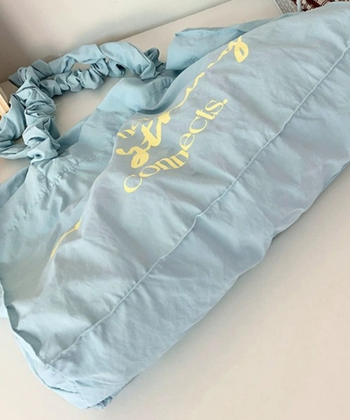 ANOTHER S（アナザーエス）の「クシュクシュギャザー持ち手ドロストショルダーバッグ大容量（ショルダーバッグ・レディース・ブラック/レッド/ピンク/イエロー/ブルー・FREE）」の10枚目の写真