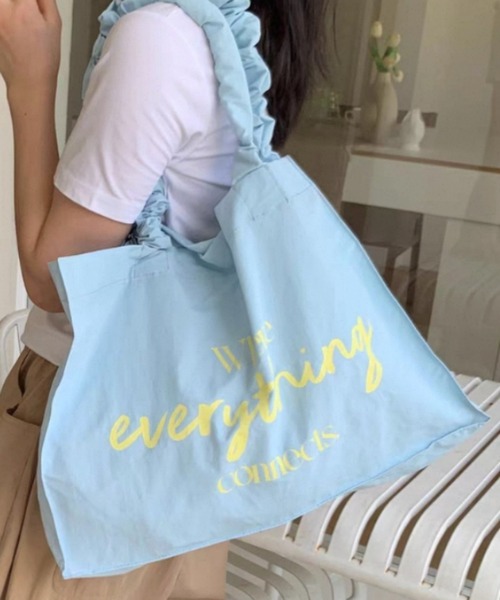 ANOTHER S（アナザーエス）の「クシュクシュギャザー持ち手ドロストショルダーバッグ大容量（ショルダーバッグ・レディース・ブラック/レッド/ピンク/イエロー/ブルー・FREE）」の8枚目の写真