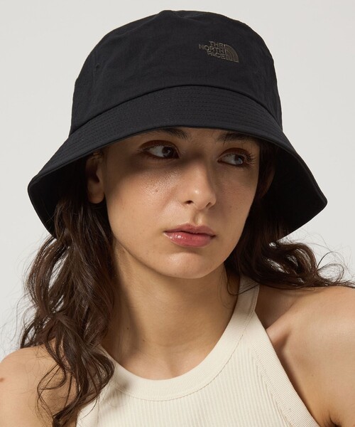 THE NORTH FACE(ザノースフェイス)の「<THE NORTH FACE>ジオロジー エンブロイドハット / HAT(ハット・レディース・ブラック/ナチュラル・M)」の2枚目の写真