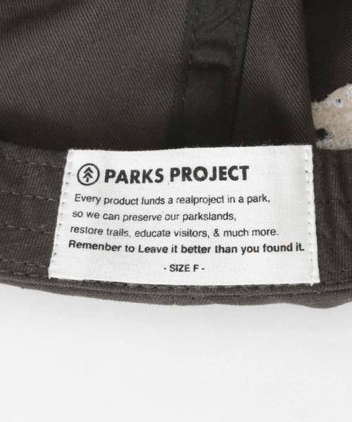 PARKS PROJECT（パークスプロジェクト）の「PARKS PROJECT　ORGANIC COTTON P WAPPEN 6P CAP（キャップ・メンズ・ブラック/ライトベージュ/ネイビー・FREE）」の9枚目の写真