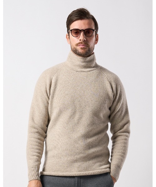 wjk（ダヴルジェイケイ）の「back pile mock-neck（ニット/セーター・メンズ・ブラック/ライトベージュ/オフホワイト/ダークカーキ・SMALL/MEDIUM/LARGE/X-LARGE）」の5枚目の写真