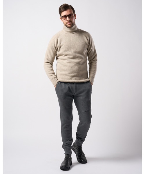 wjk（ダヴルジェイケイ）の「back pile mock-neck（ニット/セーター・メンズ・ブラック/ライトベージュ/オフホワイト/ダークカーキ・SMALL/MEDIUM/LARGE/X-LARGE）」の20枚目の写真