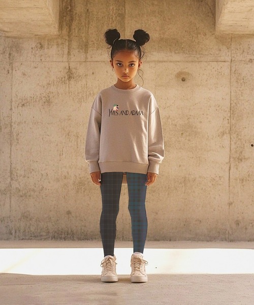 bedsidedrama（ベットサイドドラマ）の「【KAA】YVES AND ADAM SWEAT（スウェット・キッズ・グレー/ブラック/ホワイト・S/M）」の5枚目の写真