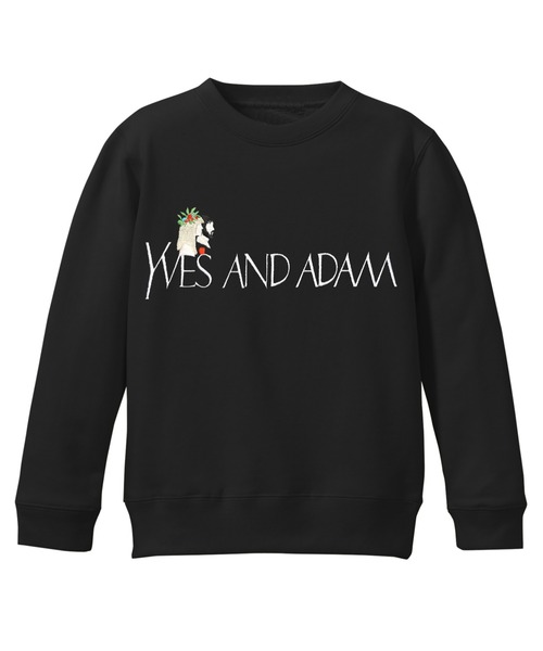 bedsidedrama（ベットサイドドラマ）の「【KAA】YVES AND ADAM SWEAT（スウェット・キッズ・グレー/ブラック/ホワイト・S/M）」の8枚目の写真